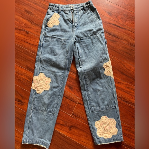 Christy Dawn Denim - Christy Dawn The Aiden Pant in Denim Patchwork Size 26